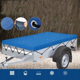 Tarpaulin with eyelets for a trailer 2090x1340x50mm