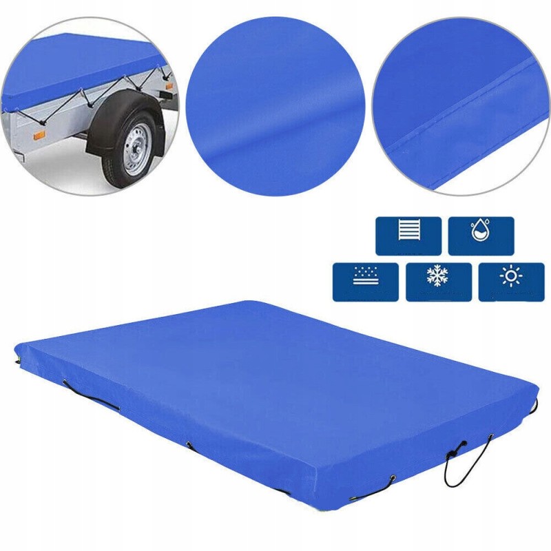Trailer tarpaulin, high tarpaulin with a strap