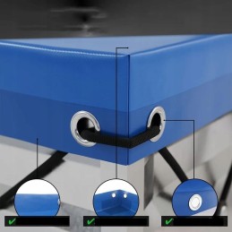 Trailer tarpaulin, high tarpaulin with a strap