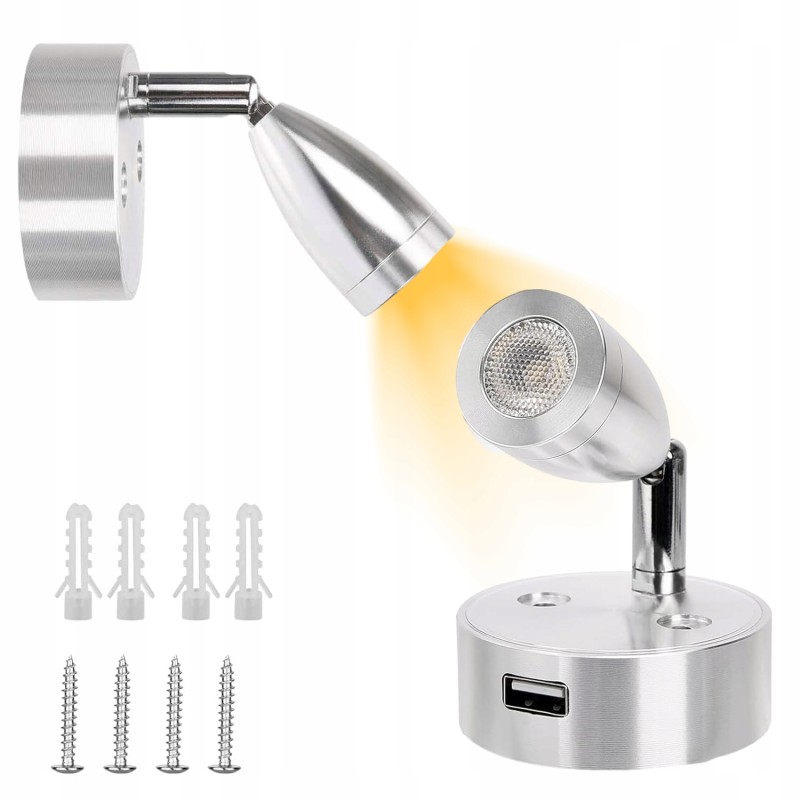 LED ceiling lamp touch lighting for campers trailers 12v 2pcs