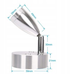 Lighting touch ceiling lamp 12v LED for RV campers trailer 2 pcs