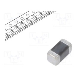10 pcs x TDK - MLZ1608M100WT000 - Inductor: ferrite, SMD, 0603, 10uH, 200mA, 250mΩ, 2MHz, -55÷125°C