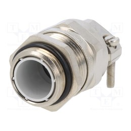 1 pcs x HUMMEL - 1.692.2000.50 - Cable gland, with earthing, M20, IP68, brass, Body plating: nickel