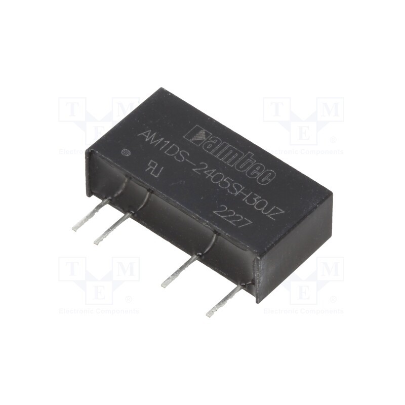1 pcs x AIMTEC - AM1DS-2405SH30JZ - Converter: DC/DC, 1W, Uin: 21.6÷26.4V, Uout: 5VDC, Iout: 200mA, SIP7
