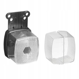 White position lamp with reflector 66x62mm