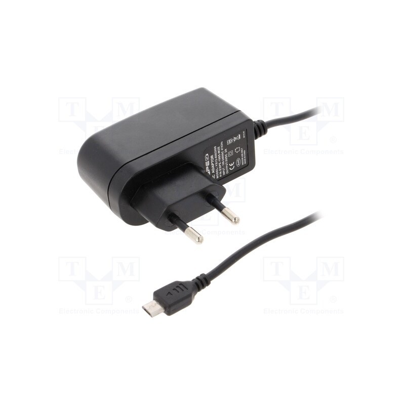 1 pcs x ESPE - ESPE-1005-W2E-MICROUSB+OP - Power supply: switched-mode, mains power supply,plug,charger