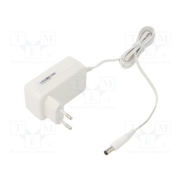 1 pcs x POS - POSC12200A-H-2555-WH - Power supply: switched-mode, plug, 12VDC, 2A, 24W, Plug: EU, 86.2%