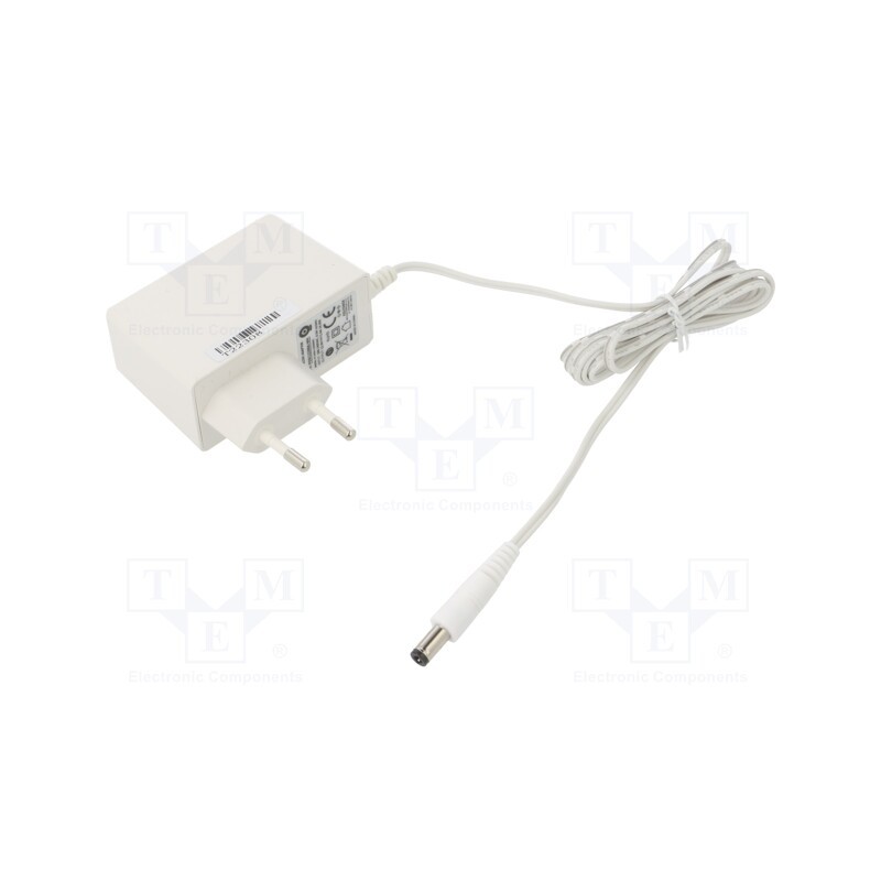 1 pcs x POS - POSC12200A-2555-WH - Power supply: switched-mode, plug, 12VDC, 2A, 24W, Plug: EU, 86.2%