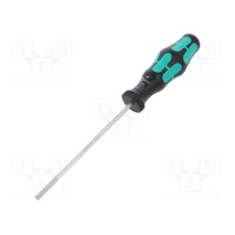 1 pcs x WERA - 5100042001 - Screwdriver, slot, 3,5x0,6mm, Kraftform Lasertip