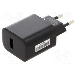 1 pcs x CELLEVIA POWER - CLW-1505-W2E-ER-USB - Power supply: switched-mode, plug, 5VDC, 3A, 15W, Plug: EU, Out: USB