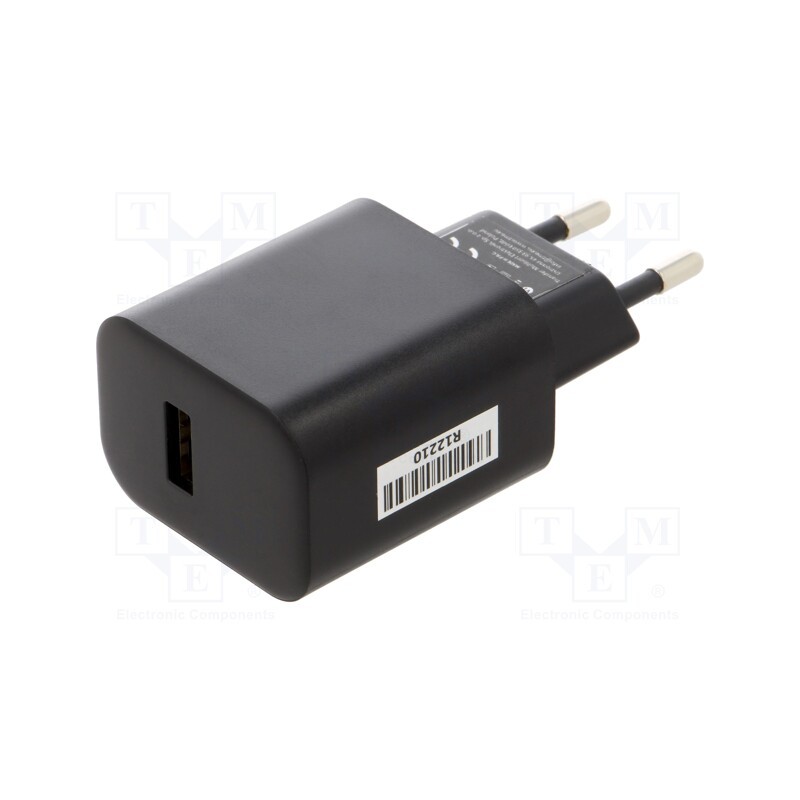 1 pcs x CELLEVIA POWER - CLW-1505-W2E-ER-USB - Power supply: switched-mode, plug, 5VDC, 3A, 15W, Plug: EU, Out: USB