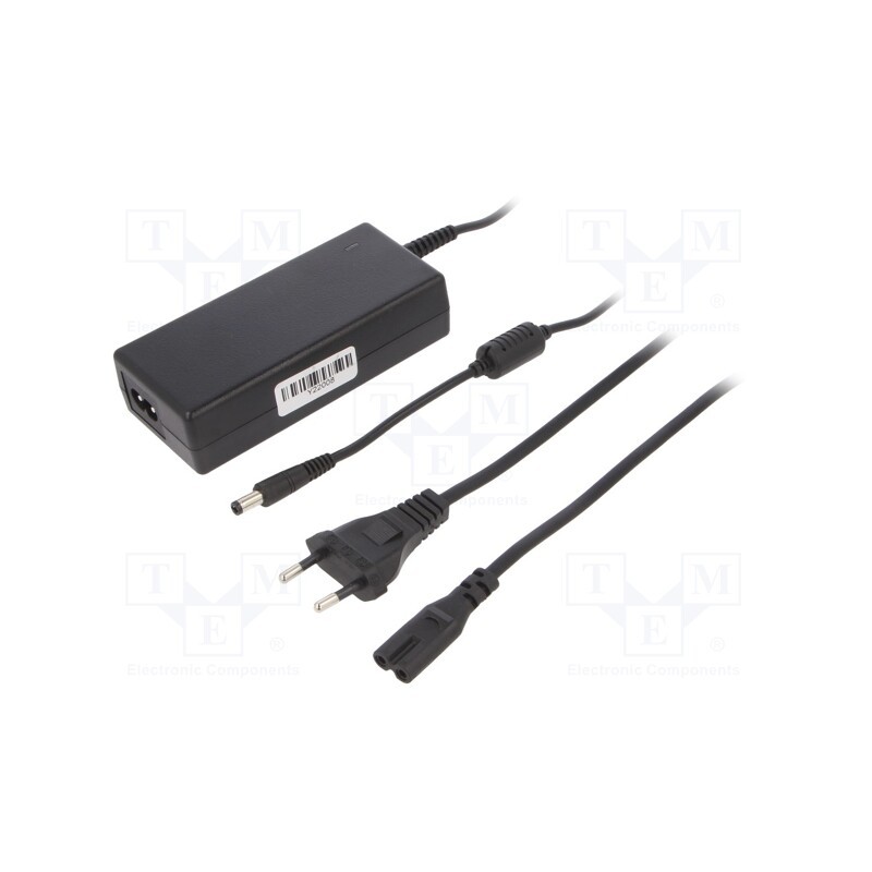 1 pcs x CELLEVIA POWER - CLD-6012-T2-E25 - Power supply: switched-mode, 12VDC, 5A, Out: 5,5/2,5, 60W, desktop