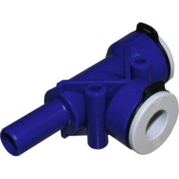 Water pipe connector t-distributor uniquick reich 12 mm