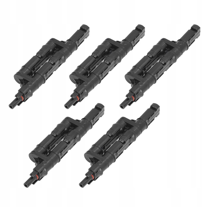 5 set 1000v solar panel y connectors