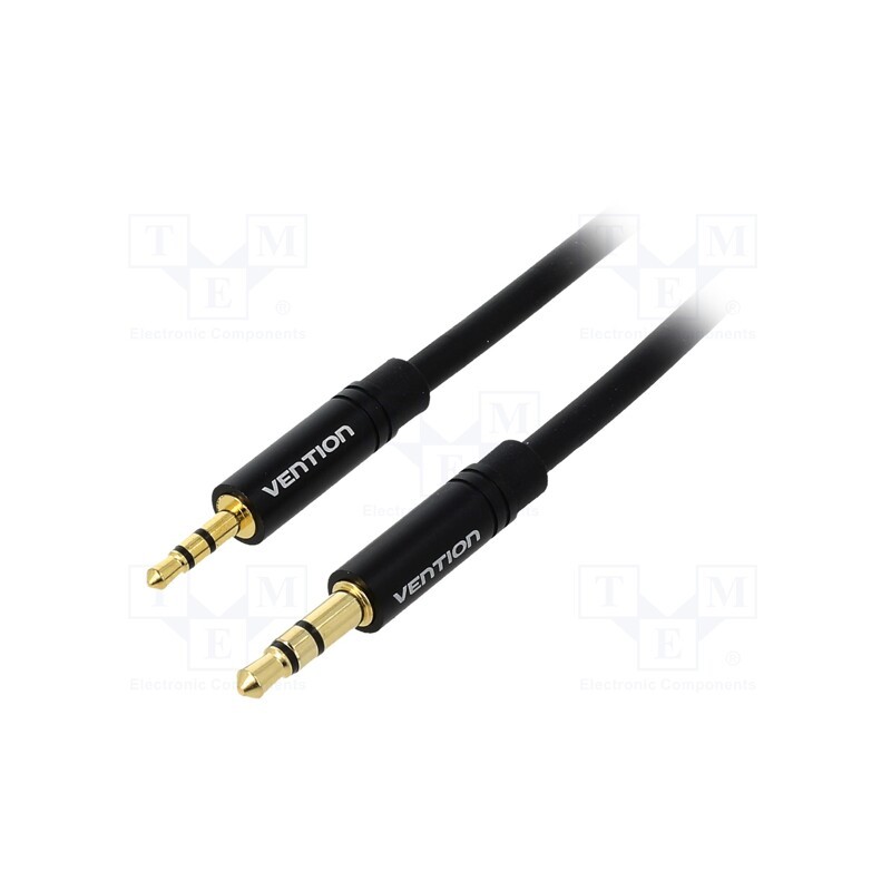1 pcs x VENTION - BALBG - Cable, Jack 2.5mm 3pin plug,Jack 3.5mm 3pin plug, 1.5m, black