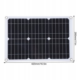 Solar panel 20w 18v for car phone
