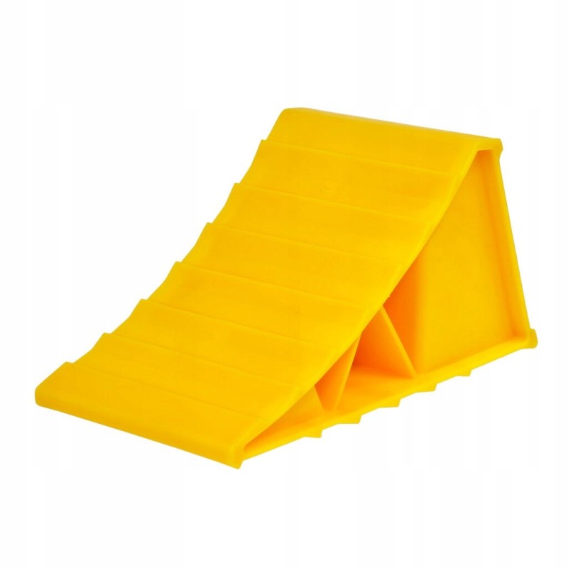 Yellow wheel chock 20 9x11 8x10 8cm