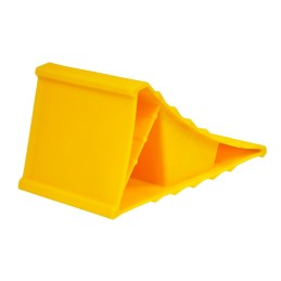 Yellow wheel chock 20 9x11 8x10 8cm