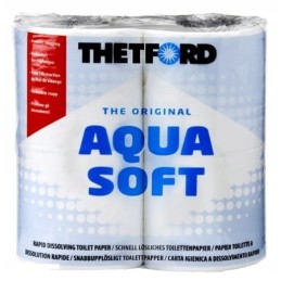 Aqua soft toilet paper 4 rolls camping toilet