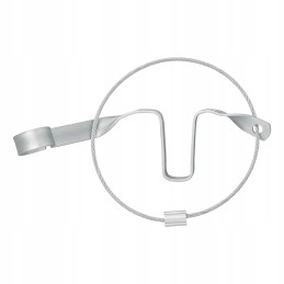 Trailer drawbar support with cable handle