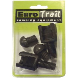 Kit for connecting a footrest to a eurotrail chair
