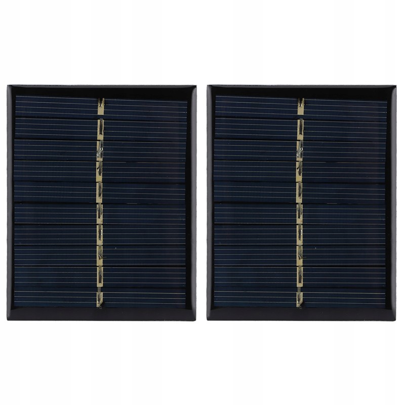 2pcs set 0 5w 5v polysilicon panel