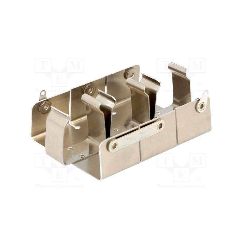 1 pcs x KEYSTONE - 153 -AS - Holder, D,R20, Batt.no: 3, screw, aluminium