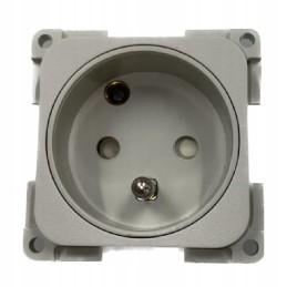 Gray 230v socket for a camper, boat, trailer