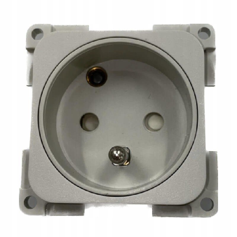 Gray 230v socket for a camper, boat, trailer