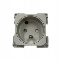 Gray 230v socket for a camper, boat, trailer