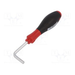 1 pcs x WIHA - 26232 - Screwdriver, hex key, angular, HEX 5mm, SoftFinish®
