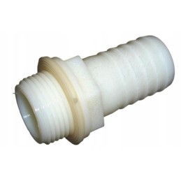 Straight water connection, connection pipe 30 mm