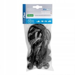 Elastic cord, vestibule tension with ball, 15 cm, 10 pcs