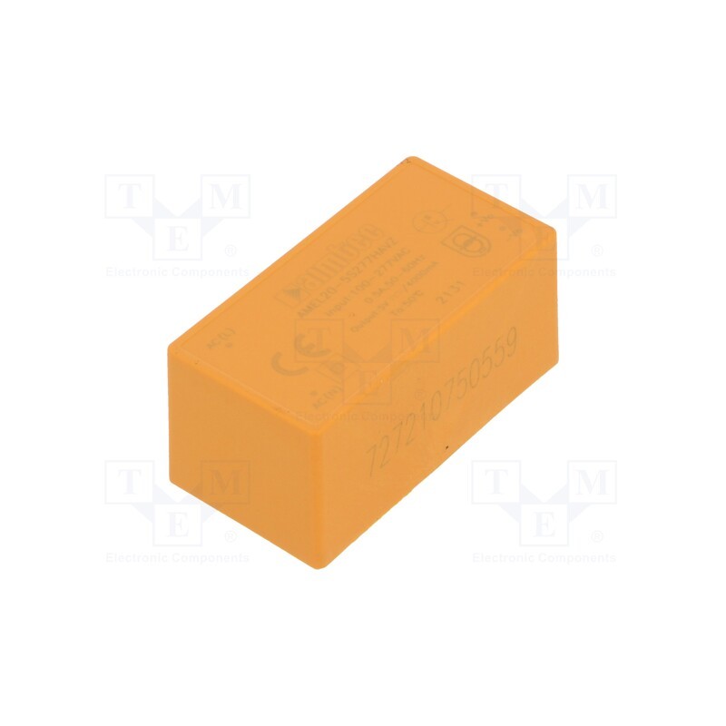 1 pcs x AIMTEC - AMEL20-5S277HAVZ - Converter: AC/DC, 20W, 85÷305VAC, Usup: 100÷430VDC, Uout: 5VDC, 85%