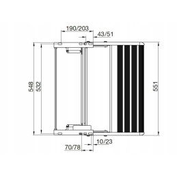 Manual entry step single step 550 thule