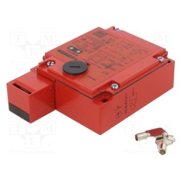 1 pcs x TELEMECANIQUE SENSORS - XCSE7311 - Safety switch: bolting, XCSE, NC + NO, IP67, metal, red, 24VDC, 2kN