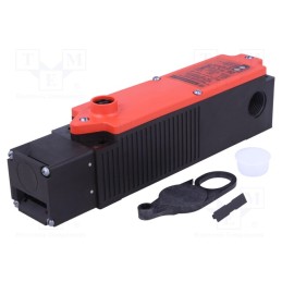 1 pcs x TELEMECANIQUE SENSORS - XCSLE2525312 - Safety switch: bolting, XCSLE, NC + NO, IP66, plastic, red, 24VDC