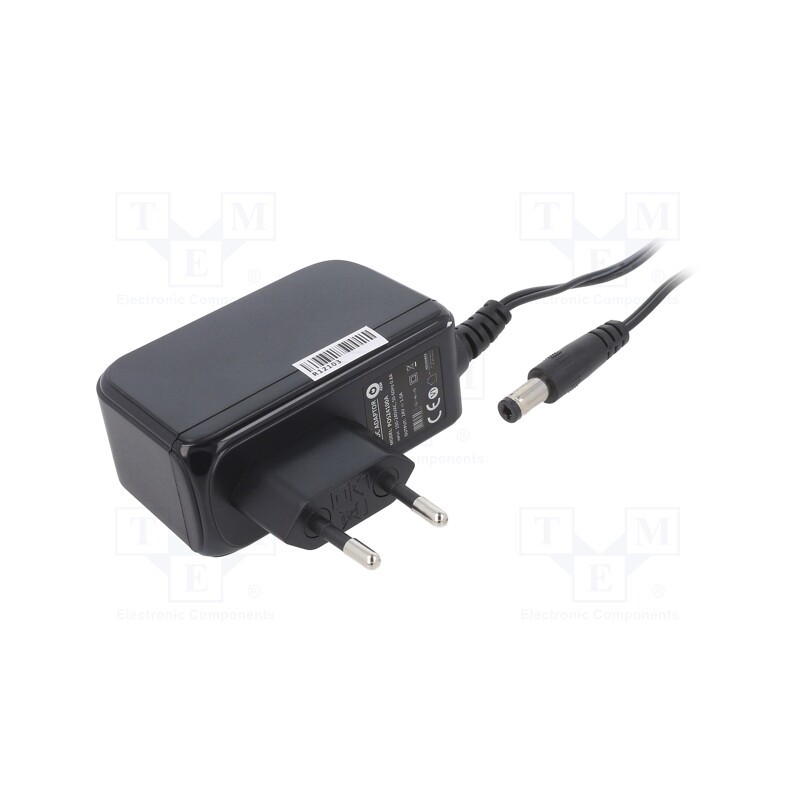 1 pcs x POS - POS24100A - Power supply: switched-mode, plug, 24VDC, 1A, 24W, Plug: EU, 86.03%