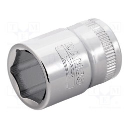 1 pcs x BAHCO - 7400SM-17 - Socket, 6-angles,socket spanner, HEX 17mm, 3/8', 27mm, tool steel