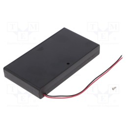 1 pcs x COMF - SBH-381-A - Holder, AA,R6, Batt.no: 8, cables, black, 150mm