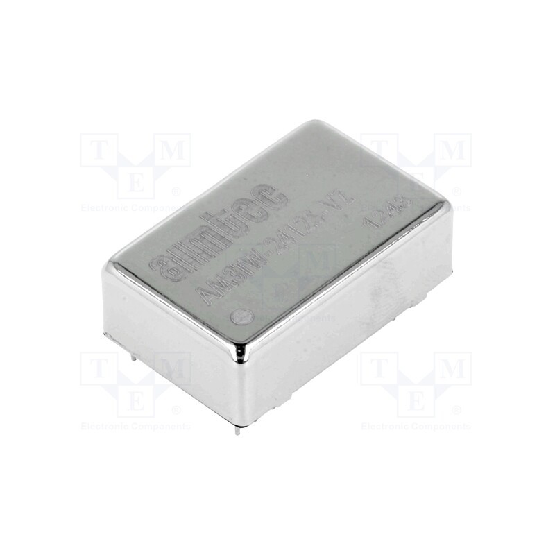 1 pcs x AIMTEC - AM3TW-2412S-VZ - Converter: DC/DC, 3W, Uin: 9÷36V, Uout: 12VDC, Iout: 250mA, DIP24