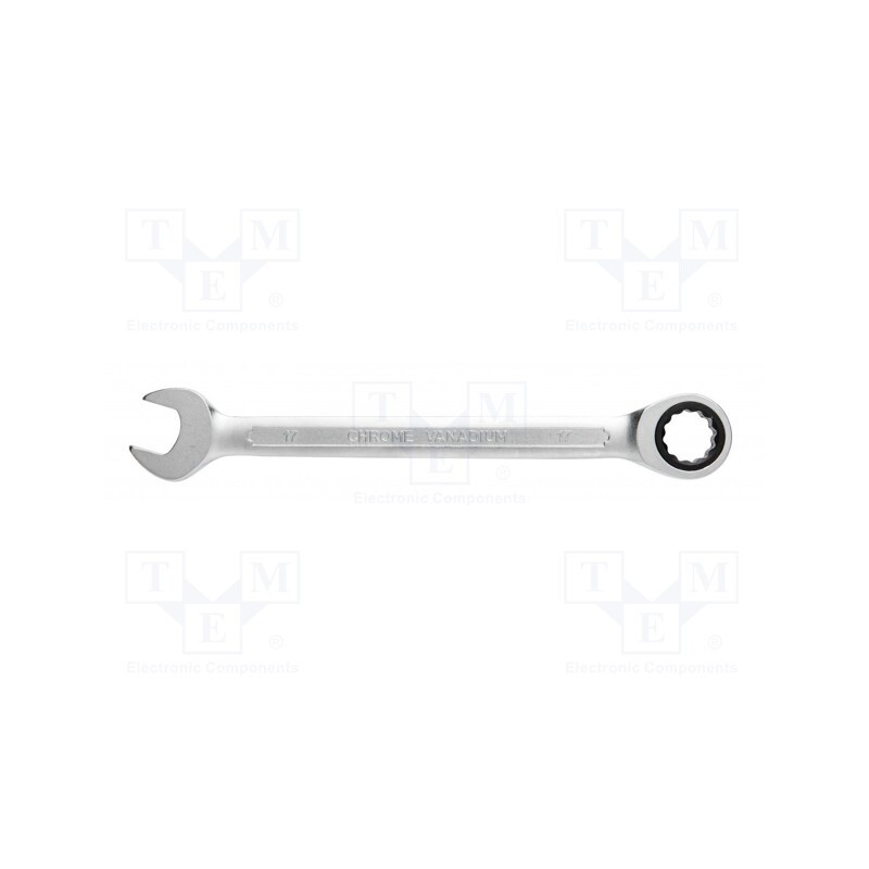 1 pcs x Hu00d6GERT TECHNIK - HT1R017 - Wrench, combination spanner,with ratchet, 17mm