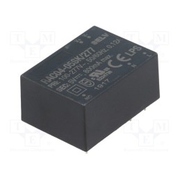 1 pcs x RECOM - RAC04-05SK/277 - Converter: AC/DC, 4W, 80÷305VAC, Usup: 110÷390VDC, Uout: 5VDC, 76%