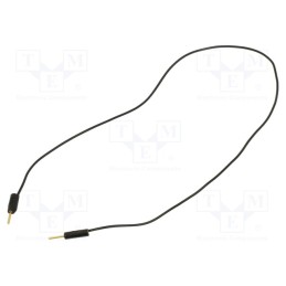 1 pcs x STu00c4UBLI - 28.0026-03021 - Test lead, 60VDC, 30VAC, 3A, banana plug 1mm,both sides, Len: 0.3m