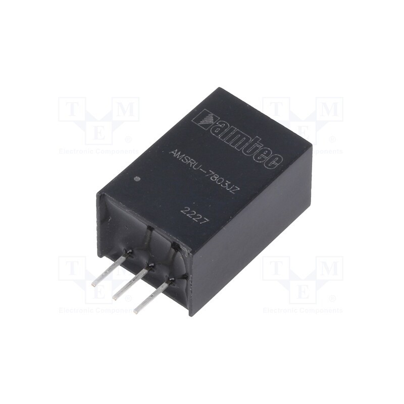 1 pcs x AIMTEC - AMSRU-7803JZ - Converter: DC/DC, 1.65W, Uin: 9÷90V, Uout: 3.3VDC, Iout: 0.5A, SIP3