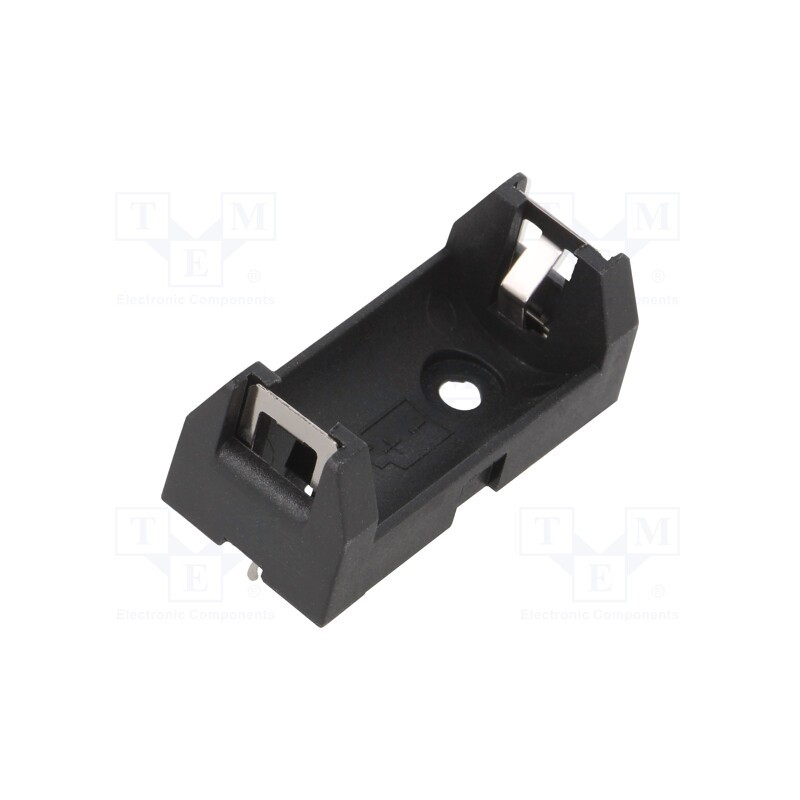 1 pcs x KEYSTONE - 108 - Holder, 1/2AA,CR2, Batt.no: 1, PCB,THM, for PCB