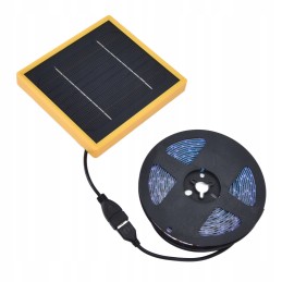 Lighting strips for solar plants energy