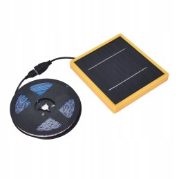 Lighting strips for solar plants energy