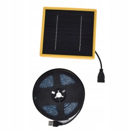 Lighting strips for solar plants energy