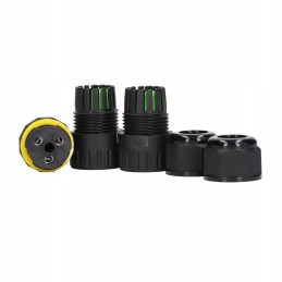 5 pieces waterproof IP68 connector 3 pin straight